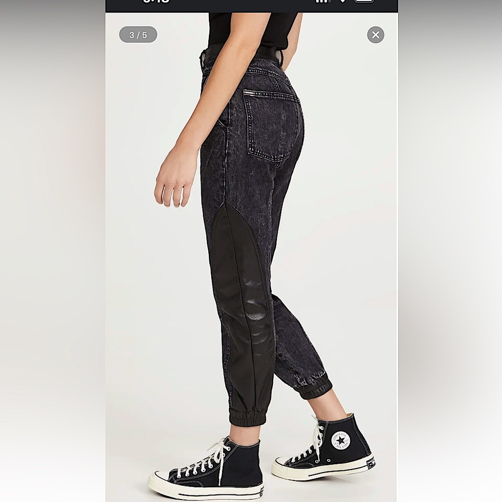 Alice + Olivia Vegan Jenny Jogger Jeans